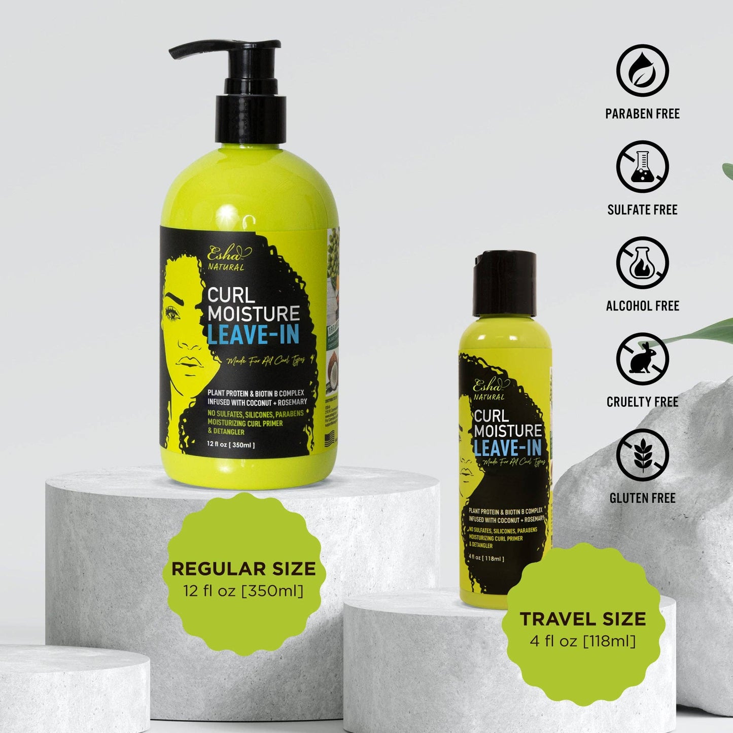 Esha Natural Curl Moisture Leave-In: 12oz (350ml)