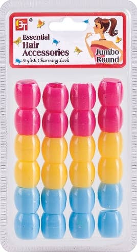 MI Hair Distribution - JUMBO ROUND BEADS (PASTEL 1 ASSORTED)