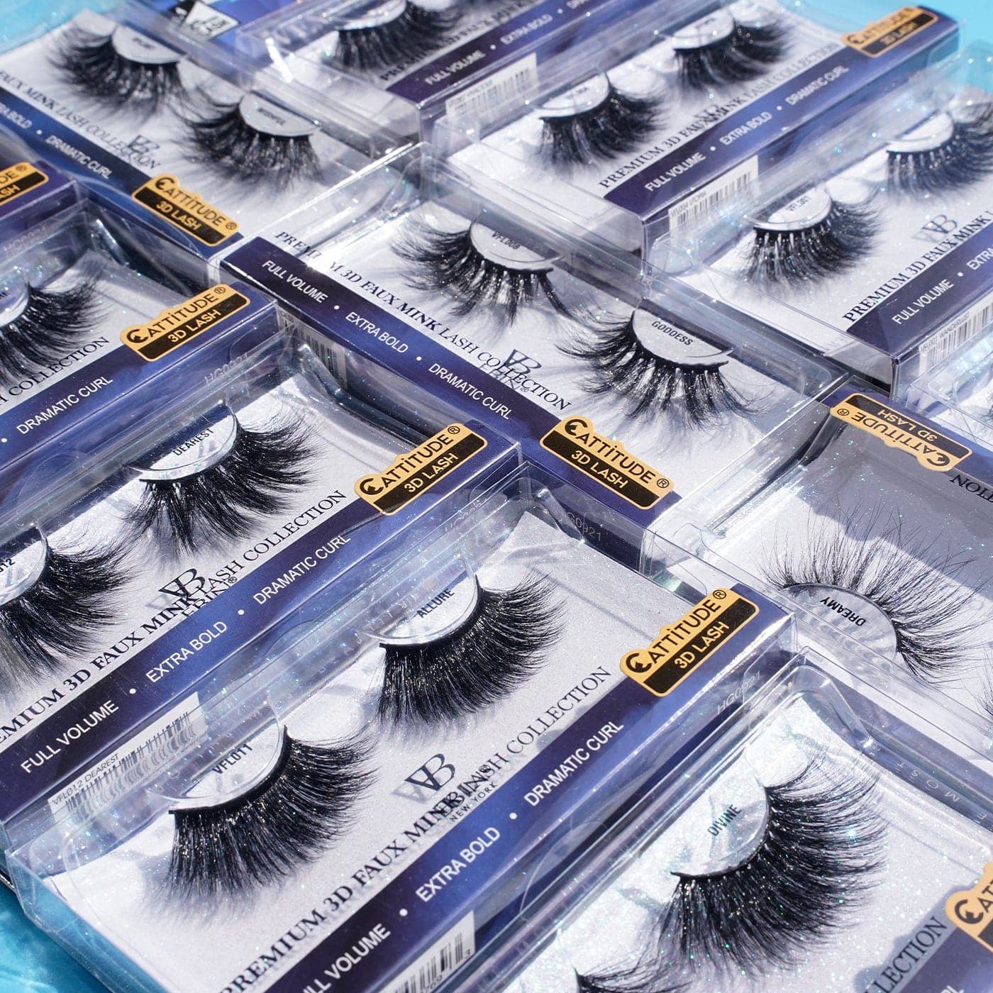 EBIN NEW YORK - Venus Fantasy 25mm Faux Mink 3D Lashes: Paradise