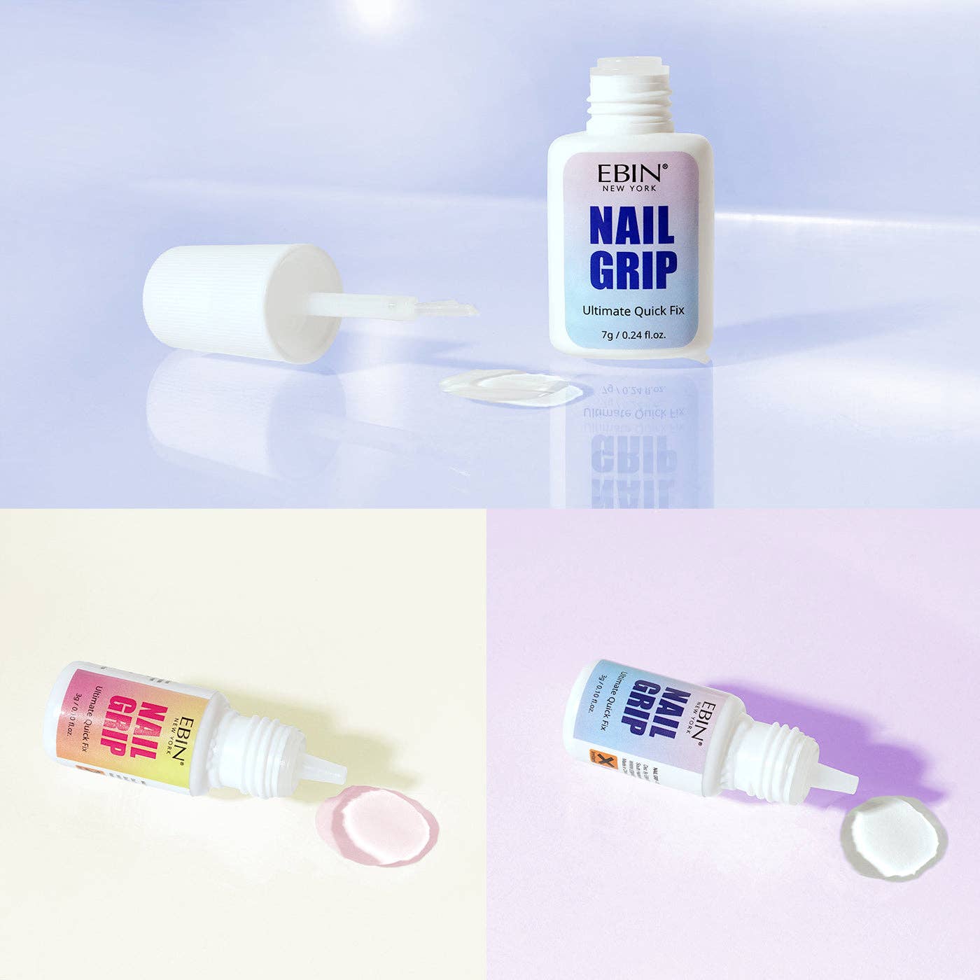 EBIN NEW YORK - Nail Grip: Clear♥Drop