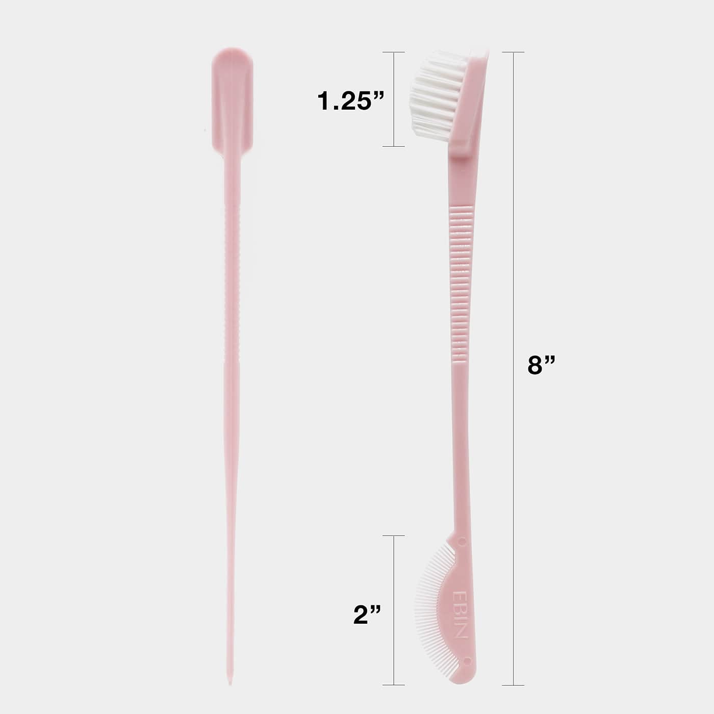 EBIN NEW YORK - 24 Hour Edge Tamer Brushes Nylon - 3 Pack: Nylon Brushes