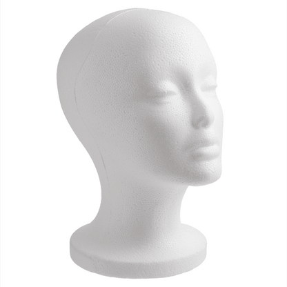 Annie Polystyrene Foam Wig Head 10.5" Tall