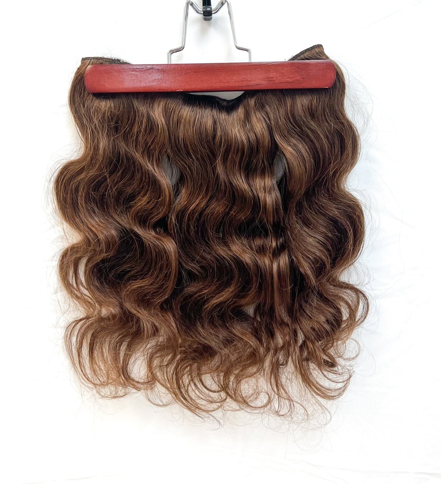 100% Human Hair Vip Brand BandX Halo  Body Wave 18'' with Clip