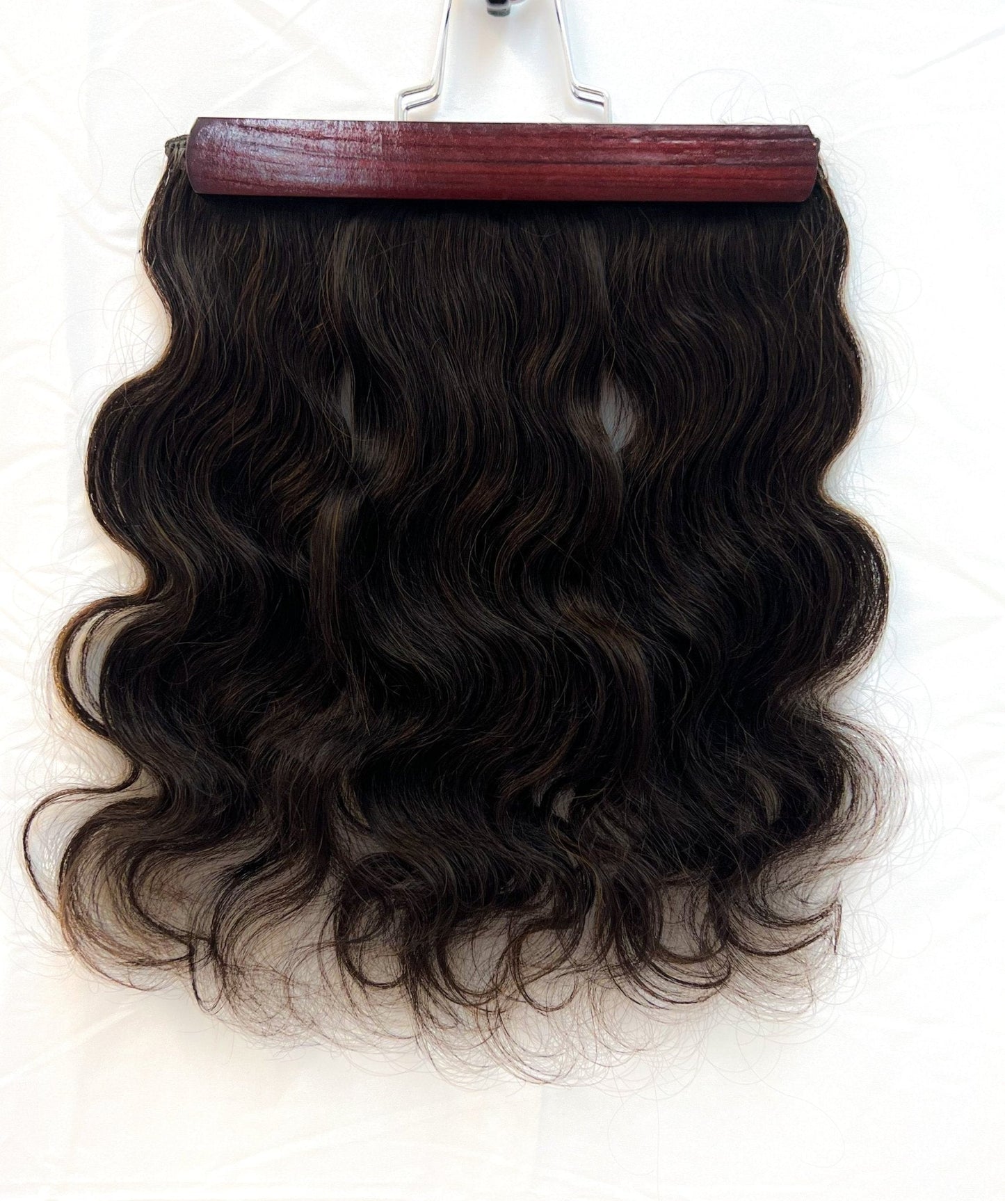100% Human Hair Vip Brand BandX Halo  Body Wave 18'' with Clip