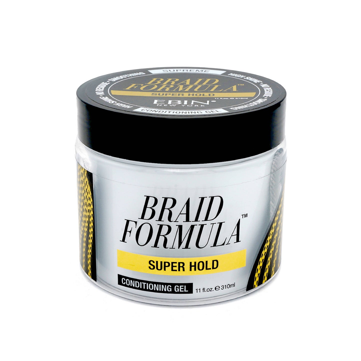 EBIN NEW YORK - BRAID FORMULA CONDITIONING GEL SUPER HOLD: 6.35oz / 180mL
