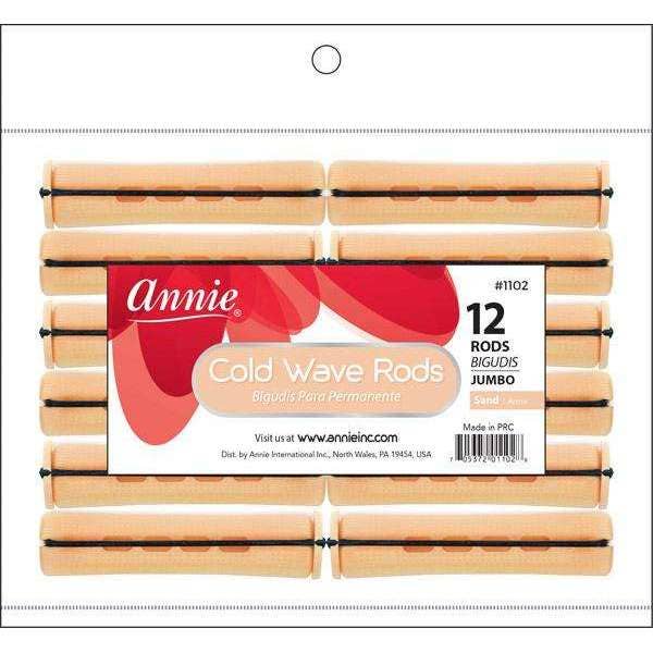 Annie - Annie Cold Wave Rods Jumbo 12Ct Sand