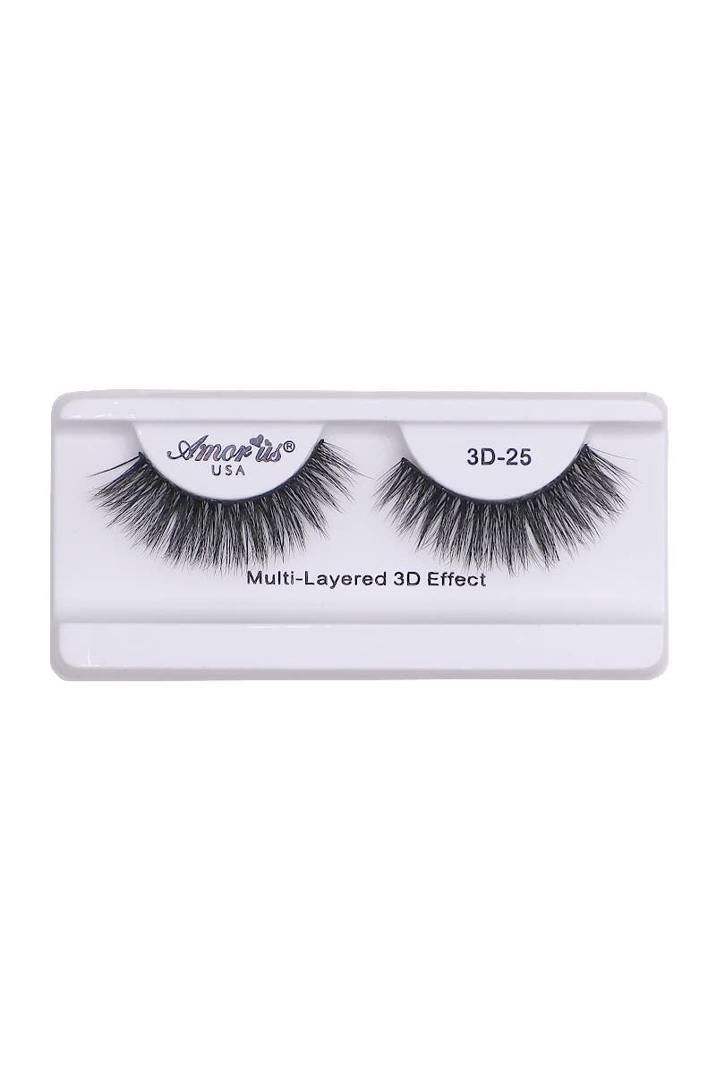 PINEAPPLE Beauty - AMORUS 3D-25 Silk Mink Volume Eyelashes - 12pcs