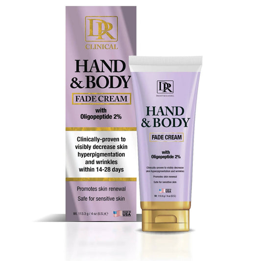 Dr. Clinical Hand & Body Fade Cream – 4oz, 2% Oligopeptide