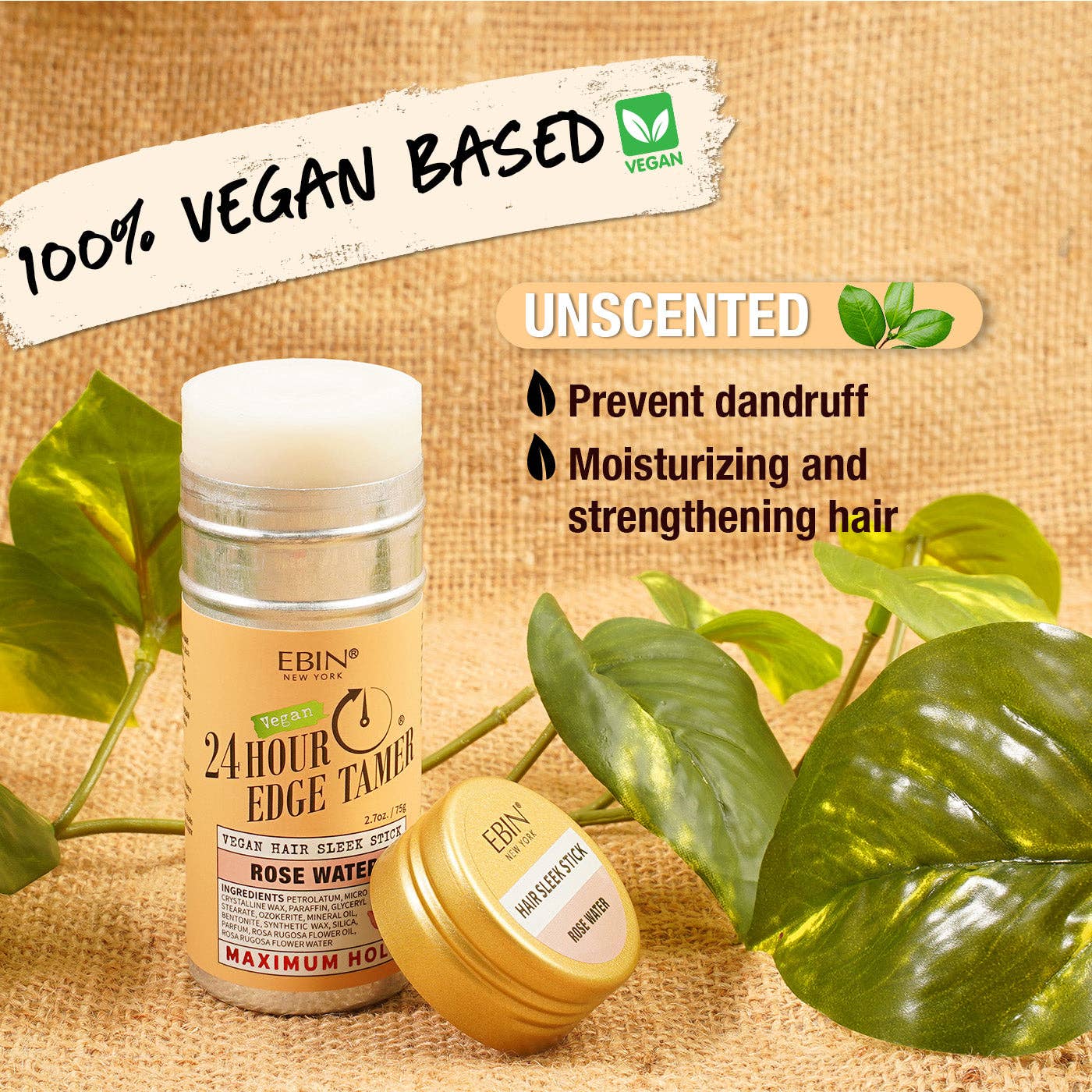 EBIN NEW YORK - Vegan Hair Sleek Stick: Olive Oil