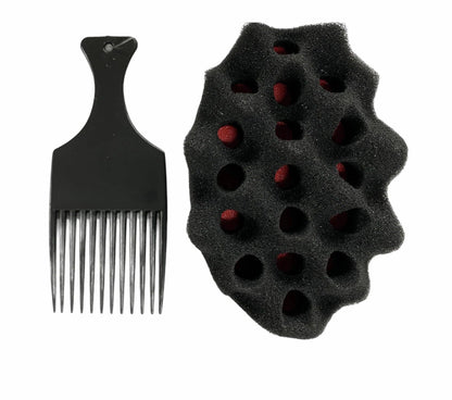 BrookPark Beauty - Small Two Side Spiky Twist Hair Brush