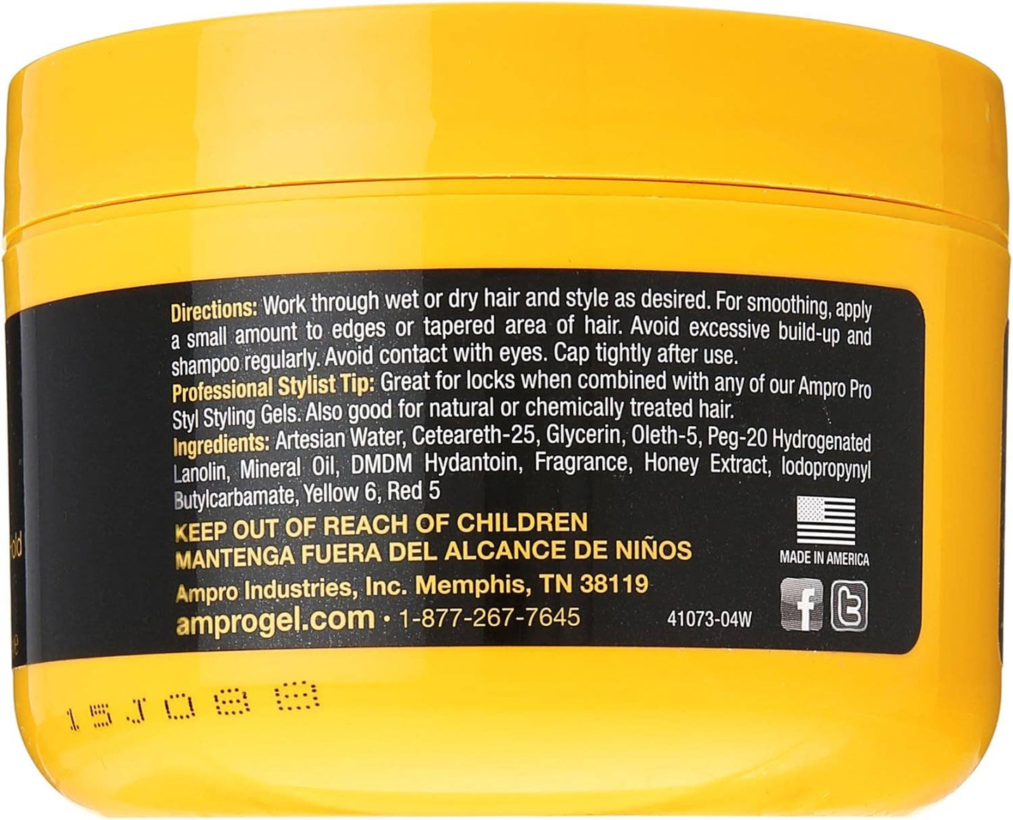 MK Smith's Shop - Ampro Conditioning Gel (Extra Hold) 8 oz