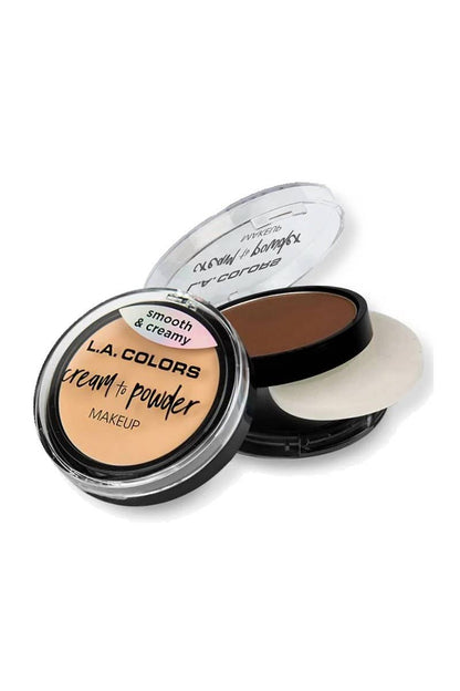 Pineapple Beauty - LA Colors CCP326 Cream to Powder Foundation Med Beige - 3pc