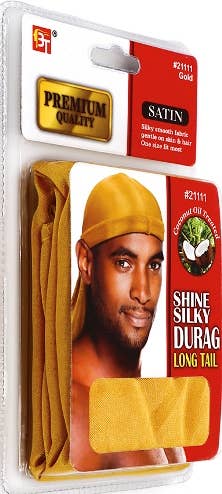 MI Hair Distribution - DURAG SILKY LONG TAIL COCONUT OIL TREATED QUALITY (GOLD)