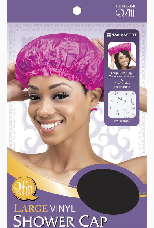 QFITT-Vinyl Shower Cap Xtra-Large