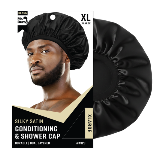 Annie International, Inc. - Mr. Durag Shower & Conditioning Cap XL, 1 Count, Black