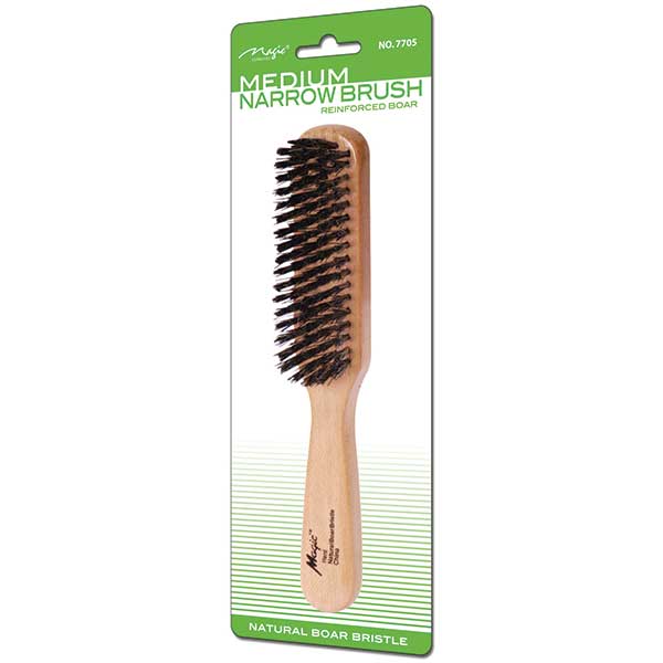 MEDIUM HAIR BRUSH WAVE NARROW BOAR PALM BOAR CLUB: WAVE