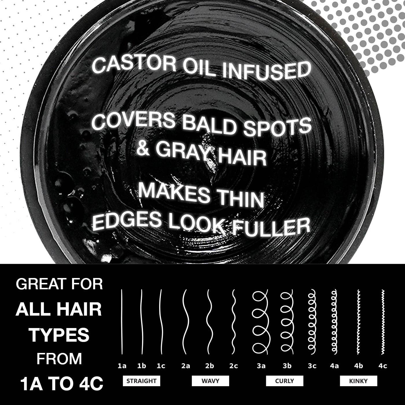 EBIN NEW YORK - 24 Hour Colored Edge Tamer - Natural Black: 0.5oz