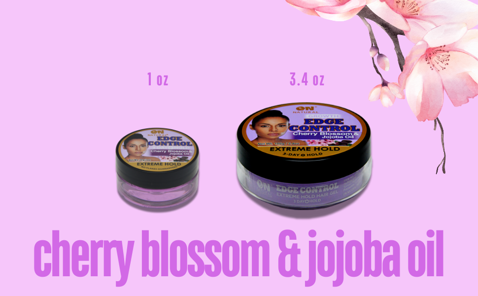 ON Natural USA - ON NATURAL - Edge Control  Extreme Hold [Cherry Blossom]: 1oz