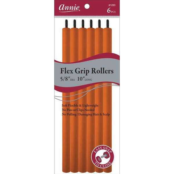 Annie - Annie Flex Grip Rollers 5/8In Dia 10In Long 6Ct Orange