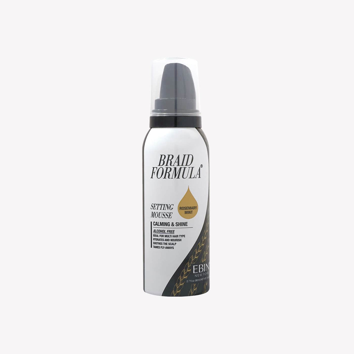 EBIN NEW YORK - SETTING MOUSSE CALMING & SHINE - ROSEMARY MINT: Travel / Mini