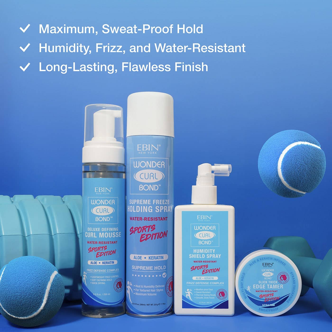 EBIN NEW YORK - Wonder Curl Bond - Humidity Shield Spray Sports Edition