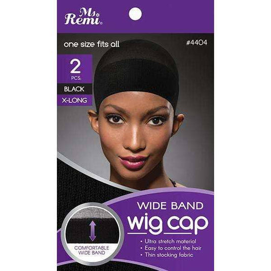 Annie - Ms. Remi Wig Cap 2Pc Black Wide Band