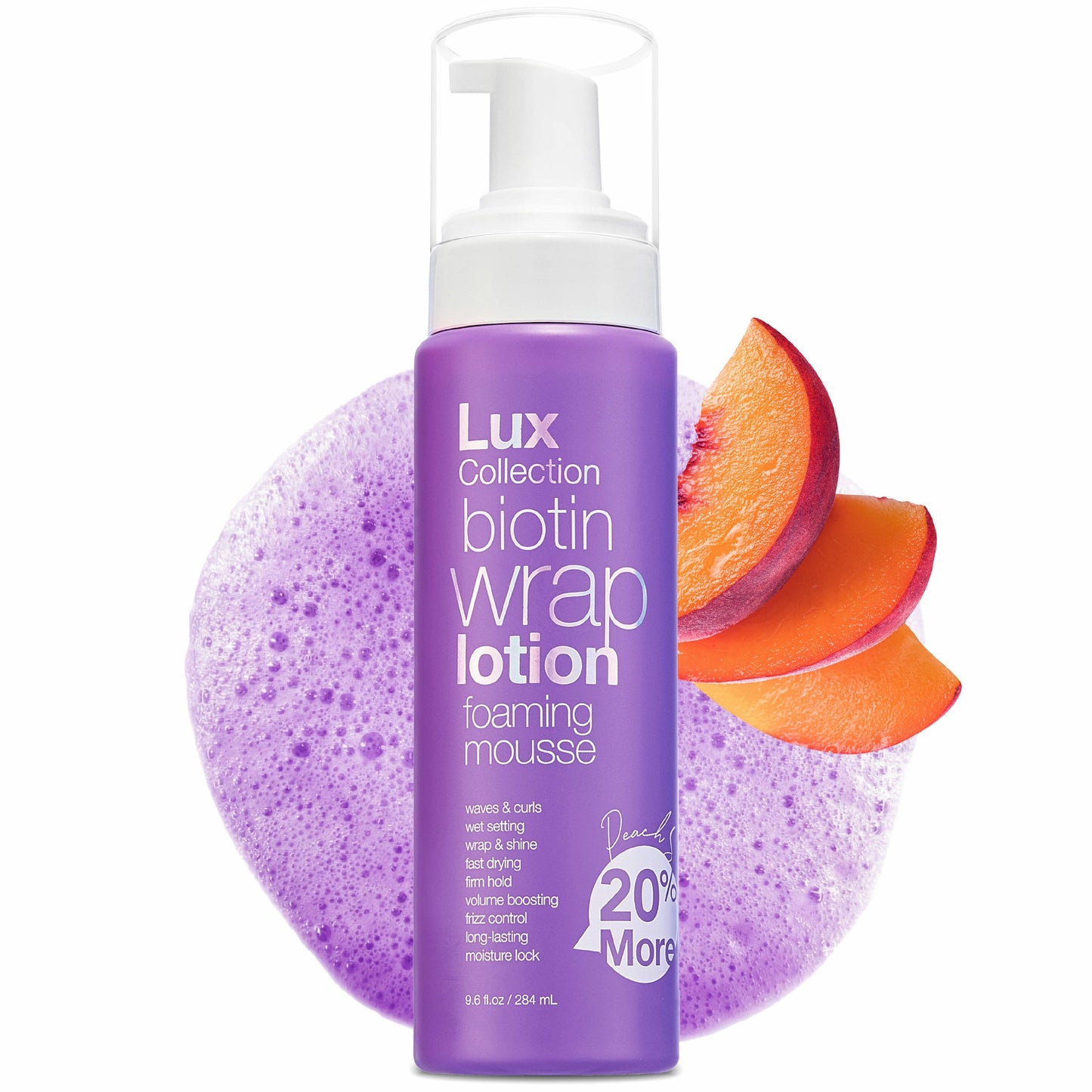 SM Beauty LLC - Lux Collection  - Biotin Wrap Lotion Mousse: LX61001 Biotin Wrap Lotion Mousse