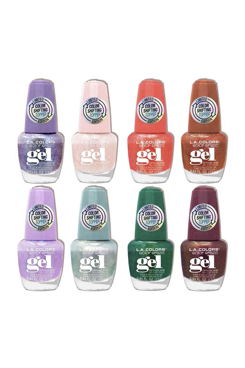PINEAPPLE Beauty - LA Colors CLAC504 Galactic Glam Gel Nail Polish - 24pc