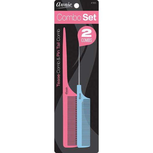 Annie - Annie Comb Set Tease Comb & Pin Tail Comb