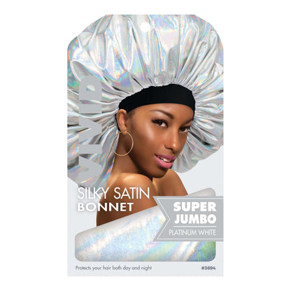 Annie International - Ms. Remi Silky Satin Vivid Bonnet X-Jumbo Platinum, Assorted