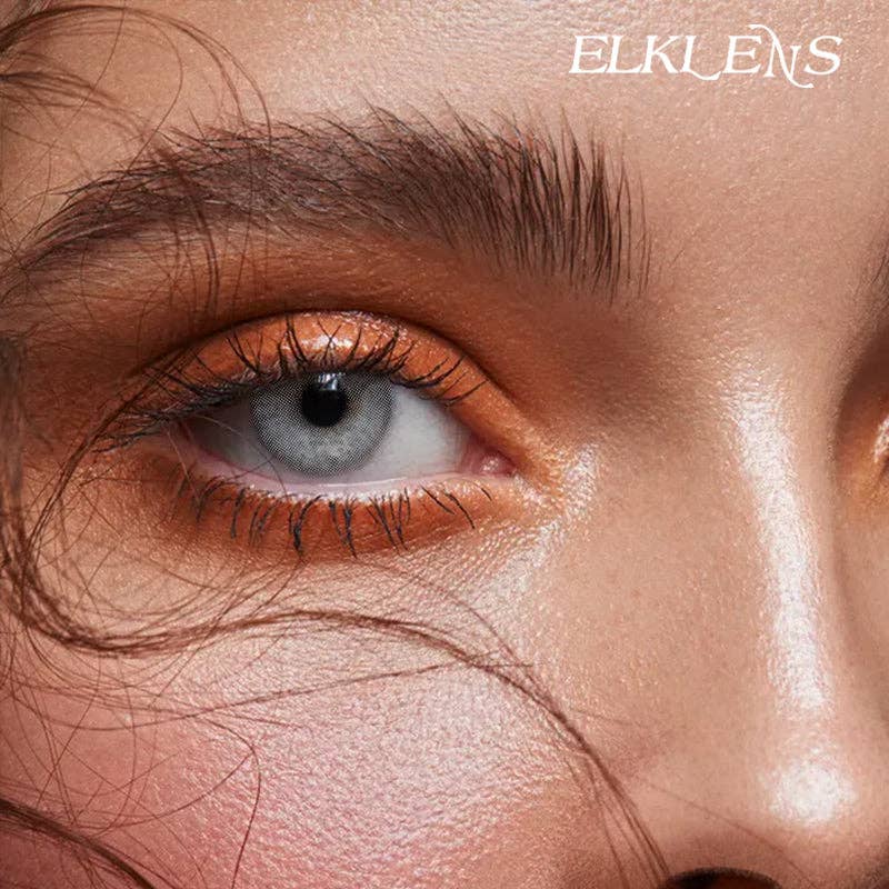 ELKLENS Mulberry-Grey Colored Contact Lenses