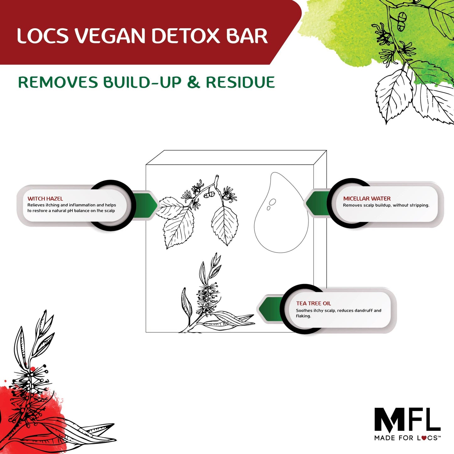 Made For Locs - Locs Vegan Detox Bar | 120 g