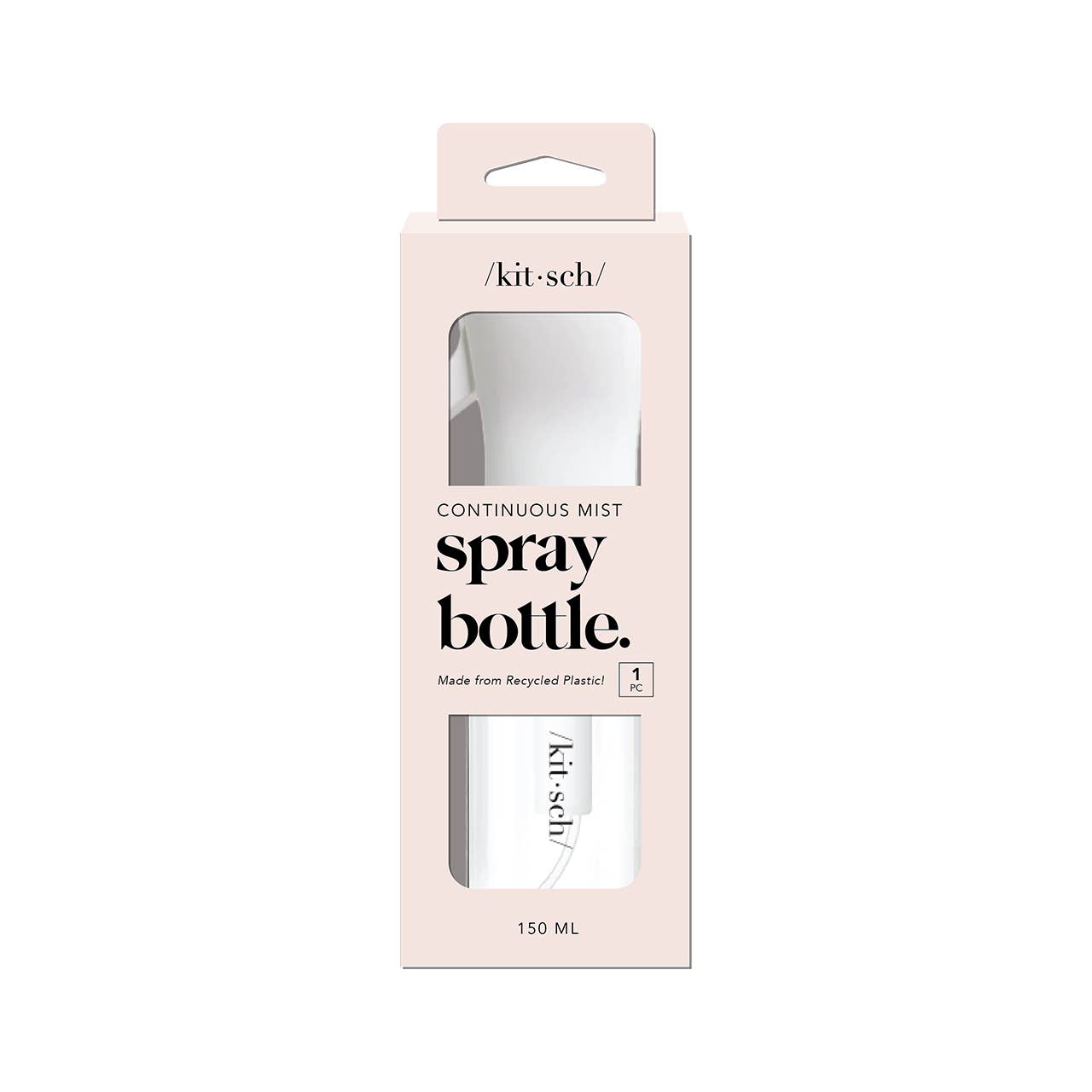 KITSCH - Recycled Plastic Continuous Spray Bottle - White