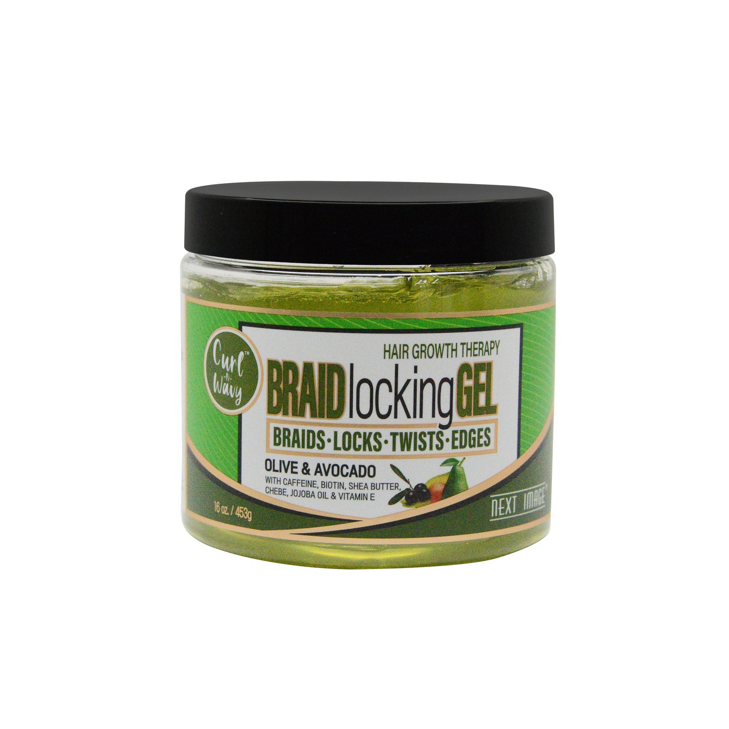 ON Natural USA - NEXT IMAGE - Braid Locking Gel [Olive & Avocado]: 3oz