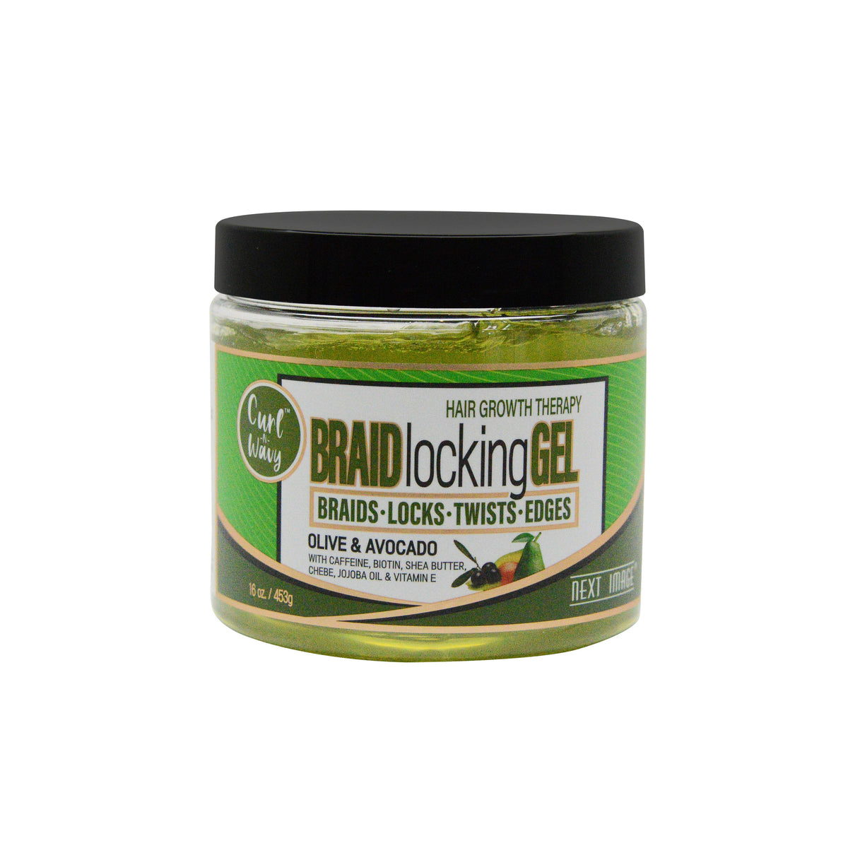 ON Natural USA - NEXT IMAGE - Braid Locking Gel Olive & Avocado 16oz
