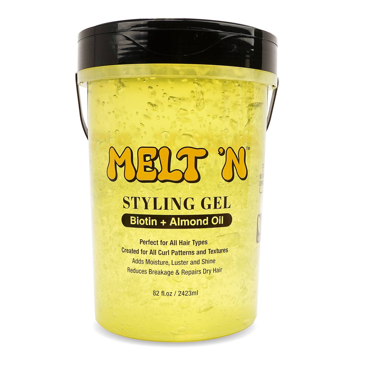 EBIN NEW YORK - MELT'N Styling Gel - Almond Oil + Biotin: 946ml (32oz)
