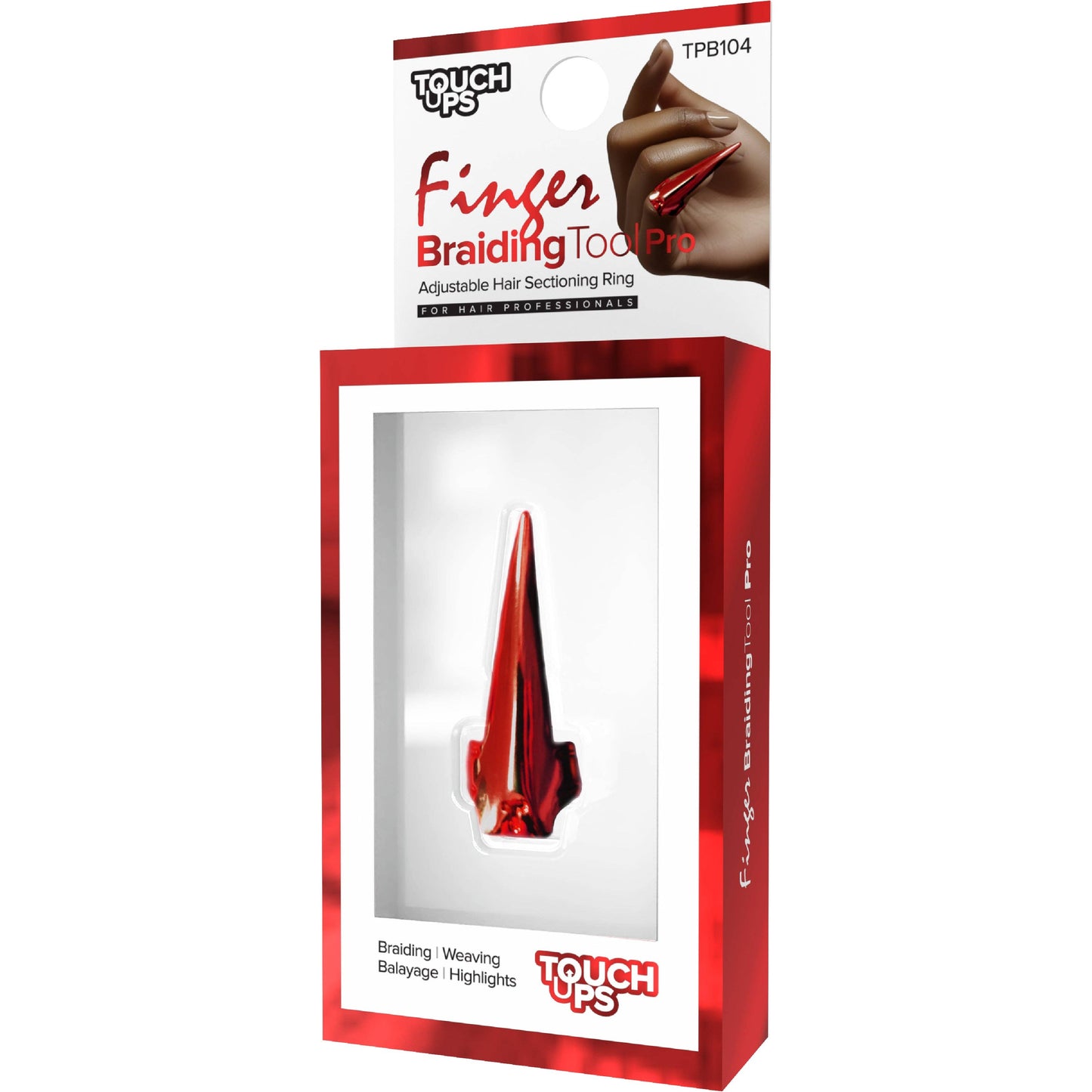 SM Beauty LLC - TouchUps - Finger Braiding Tool Pro: Gold / Single