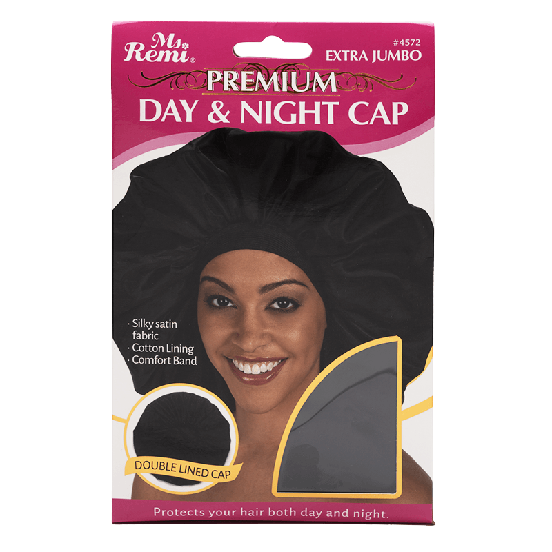 Annie - Ms. Remi Extra Jumbo Day and Night Cap Black