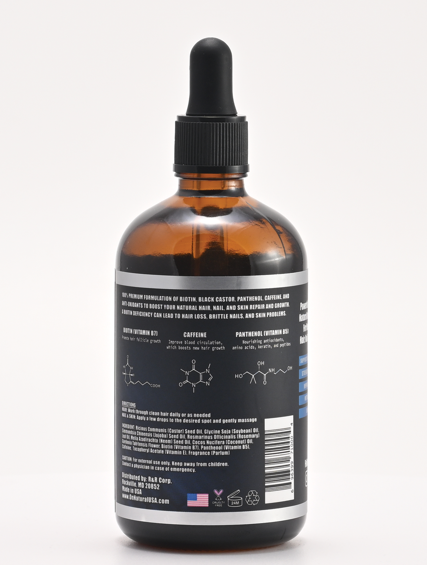 ON Natural USA - ON NATURAL - Biotin Oil Platinum 2X: 4oz