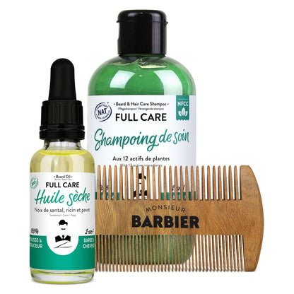 THE BARBE & CHEVEUX BOX - Beard and Hair Care Set