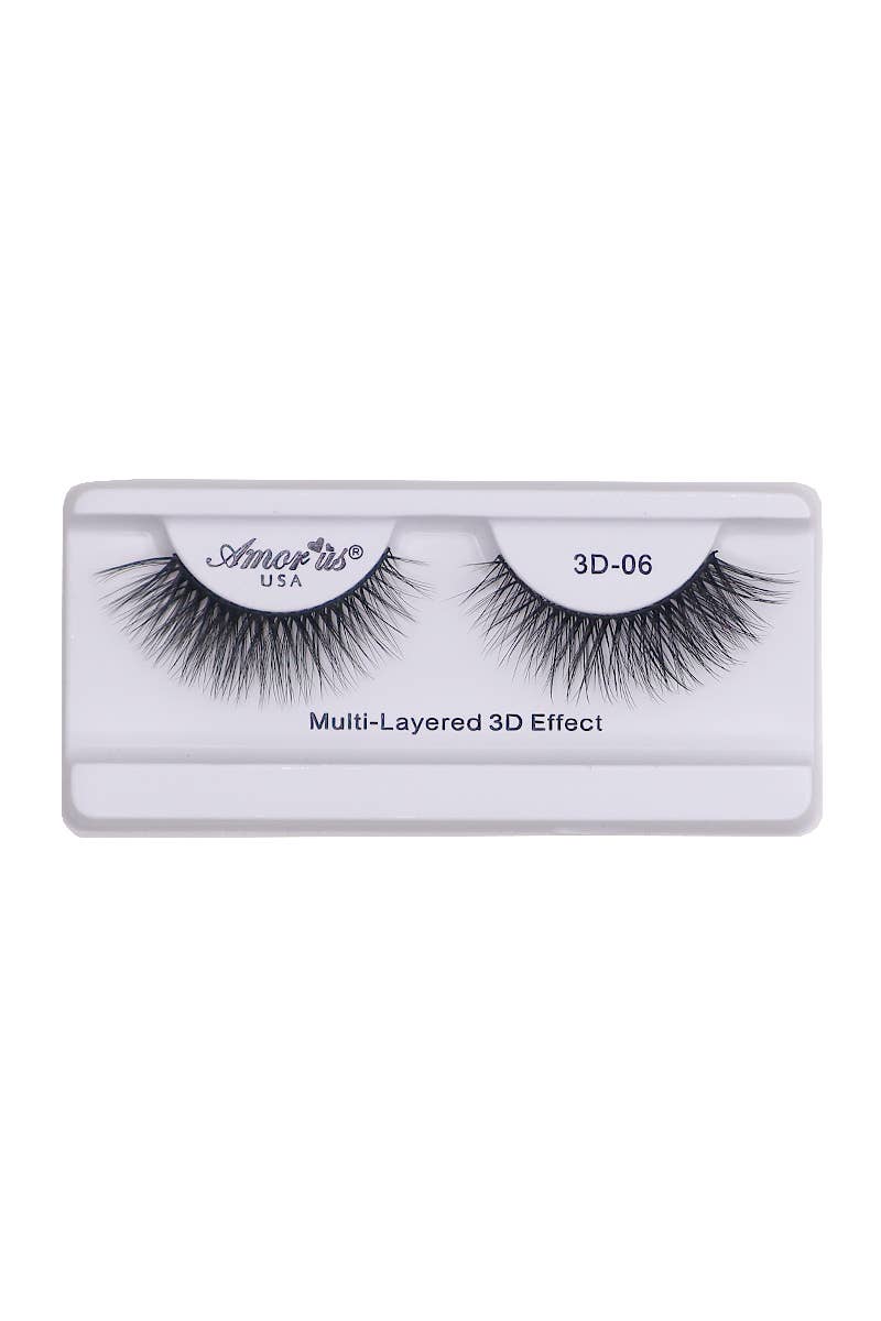 PINEAPPLE Beauty - AMORUS 3D-06 Silk Mink Volume Eyelashes - 12pcs