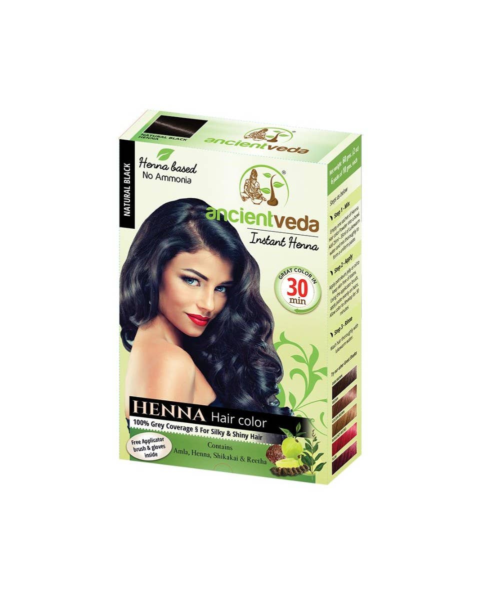 Ancientveda - Ancient Veda Black Henna Hair Dye (60 gms)