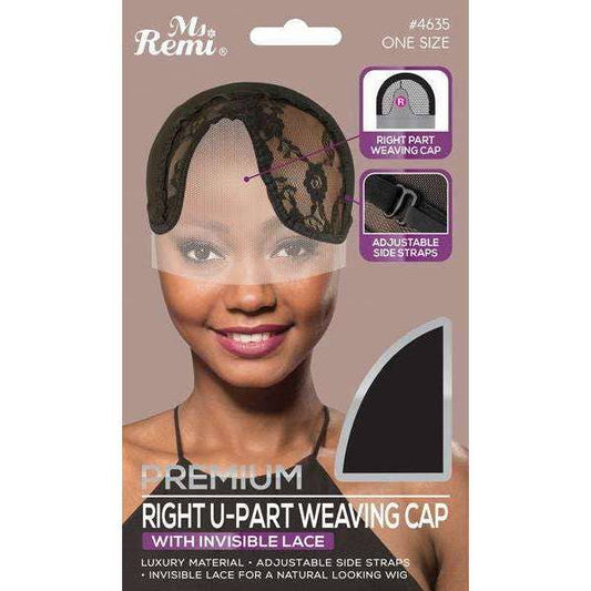Annie International, Inc. - Ms. Remi Right Upart Weaving Cap with Invisible Lace Black