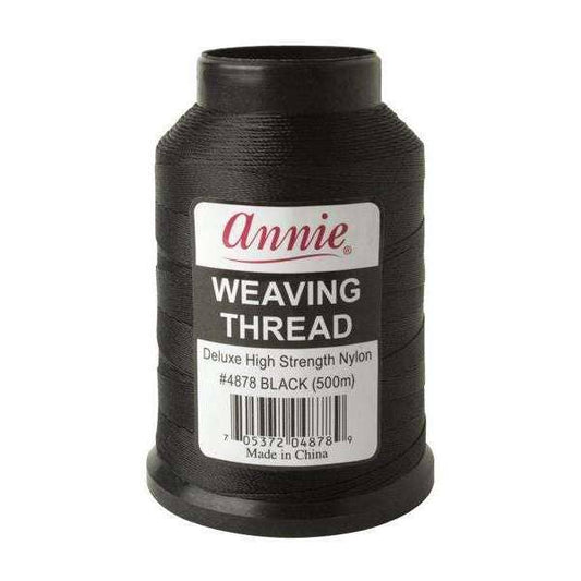 Annie - Annie High Strength Weaving Thread Black 500 Meters