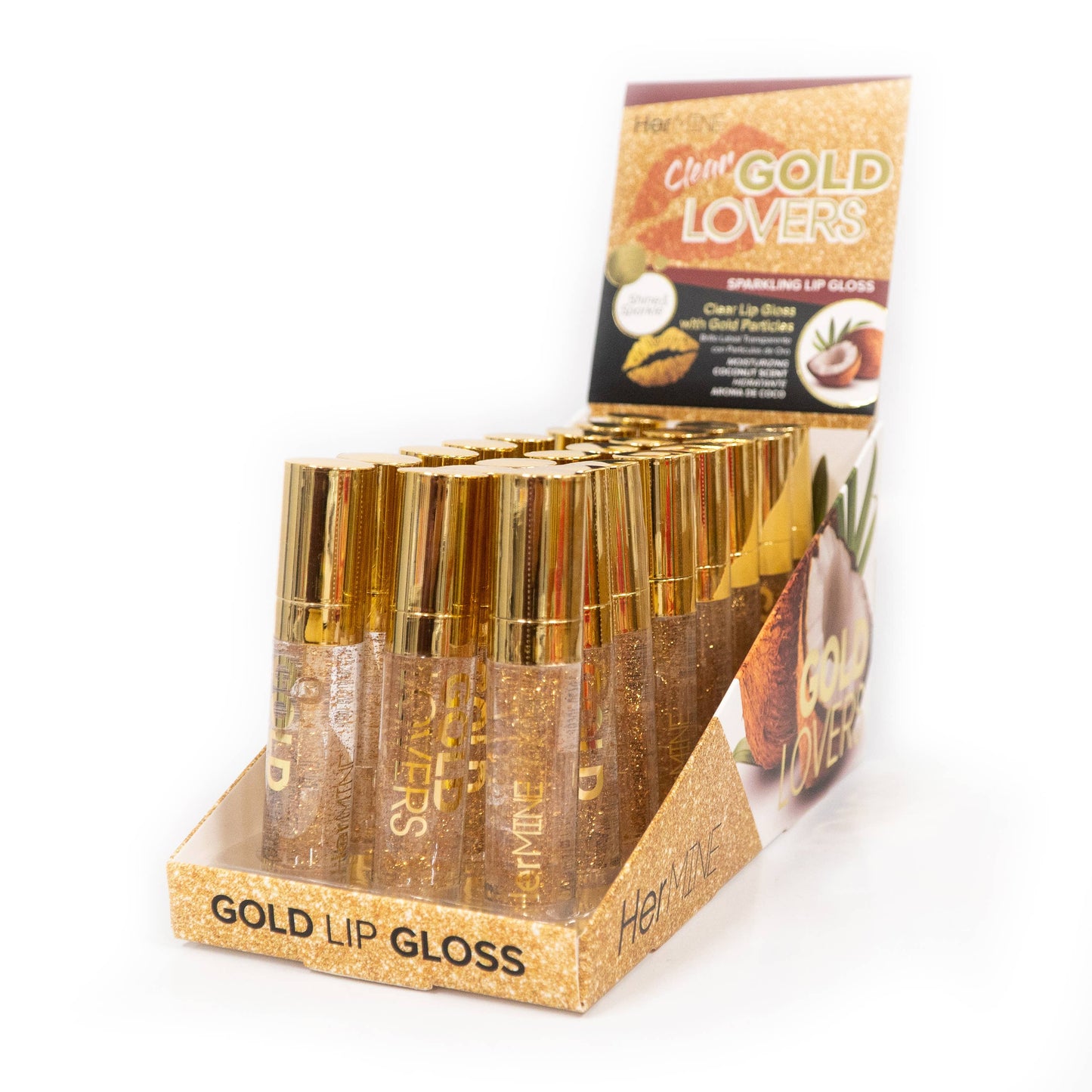 SM Beauty LLC - Hermine Gold Lovers Sparkling Clear Lip Gloss: Vitamin-C