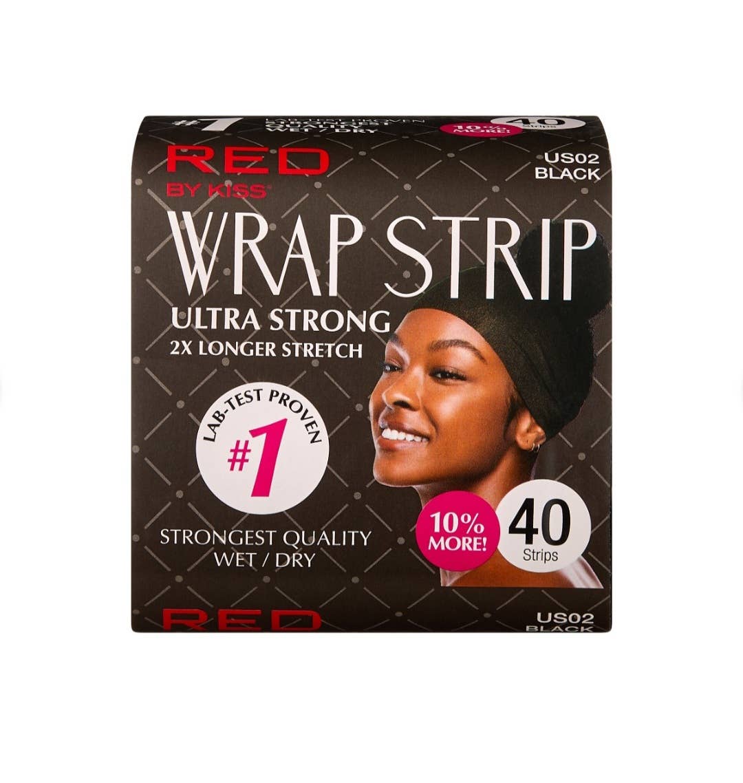 KISS Red Wrap Strips Black or White 3.5" – Black
