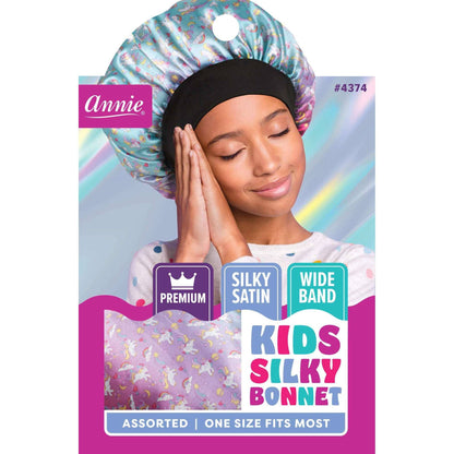 Annie International - Annie Premium Kid's Silky Wide Edge Bonnet Dual Layer Asst