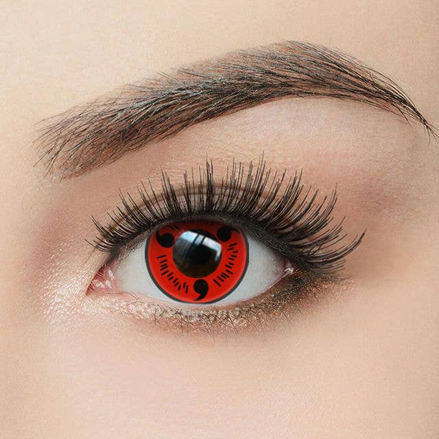 ELKLENS Sharingan Red Style Colored Contact Lenses