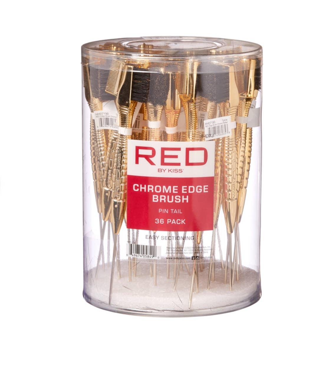 KISS RED Edge Brush Chrome Pintail