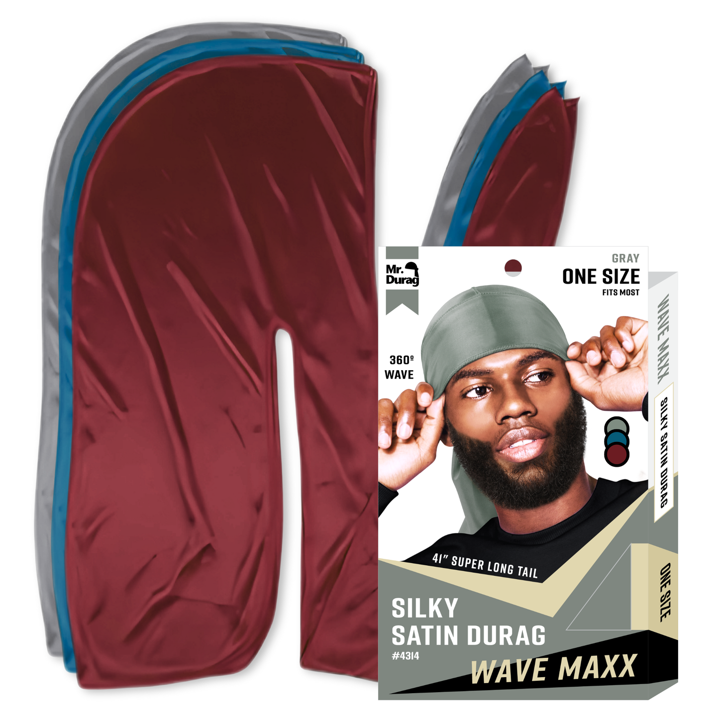 Durag Wave Maxx Silky Satin Durag,